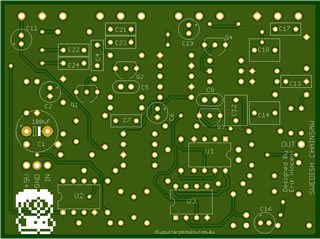 Swedish Chainsaw - HM2 Inspired HM Distortion (+Free 3pdt PCB)